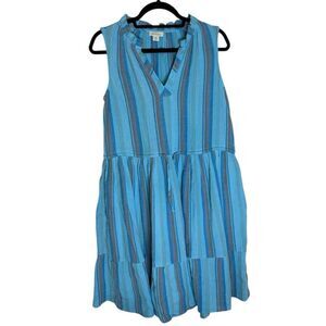 Sundance Adley Dress Size PXS Blue Tiered